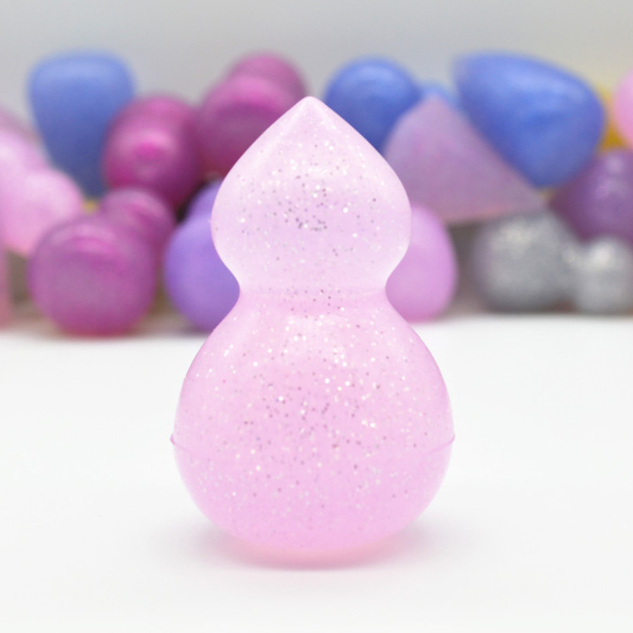 PF038 Glitter Beauty Silicone Makeup Sponge 