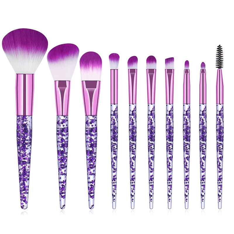 ST7128 Glitter Makeup Brushes Set