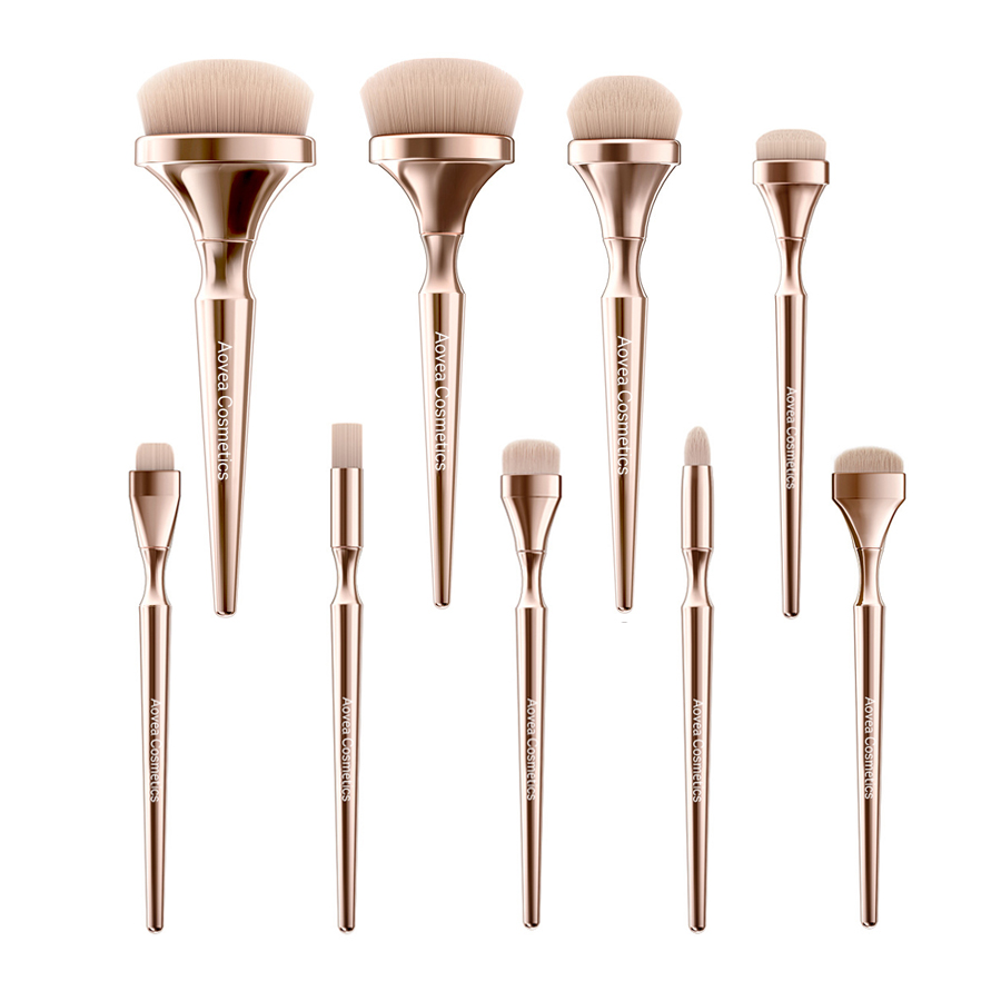 ST7198  Rose gold Makeup Complete brush set