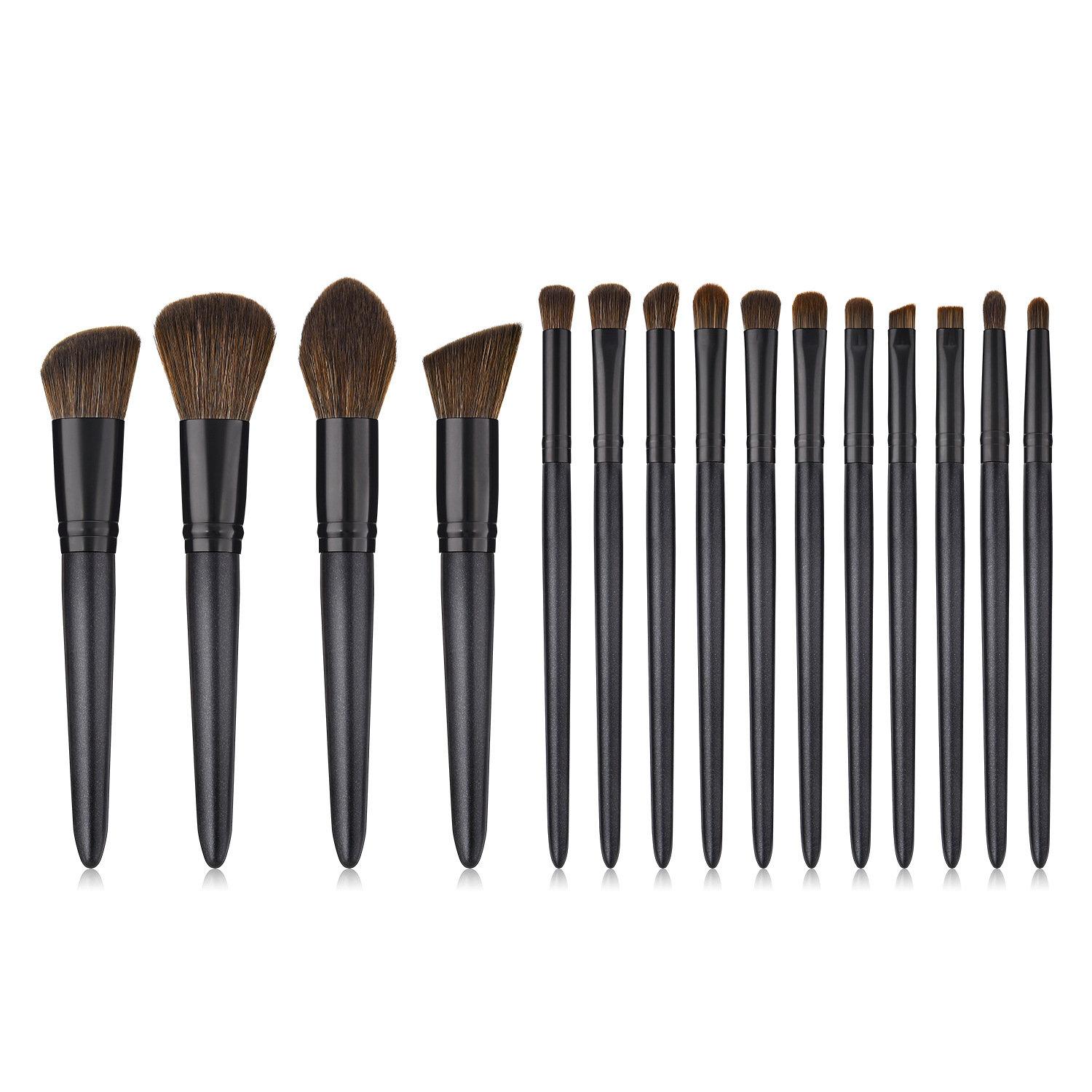 ST7227 Black makeup brush set