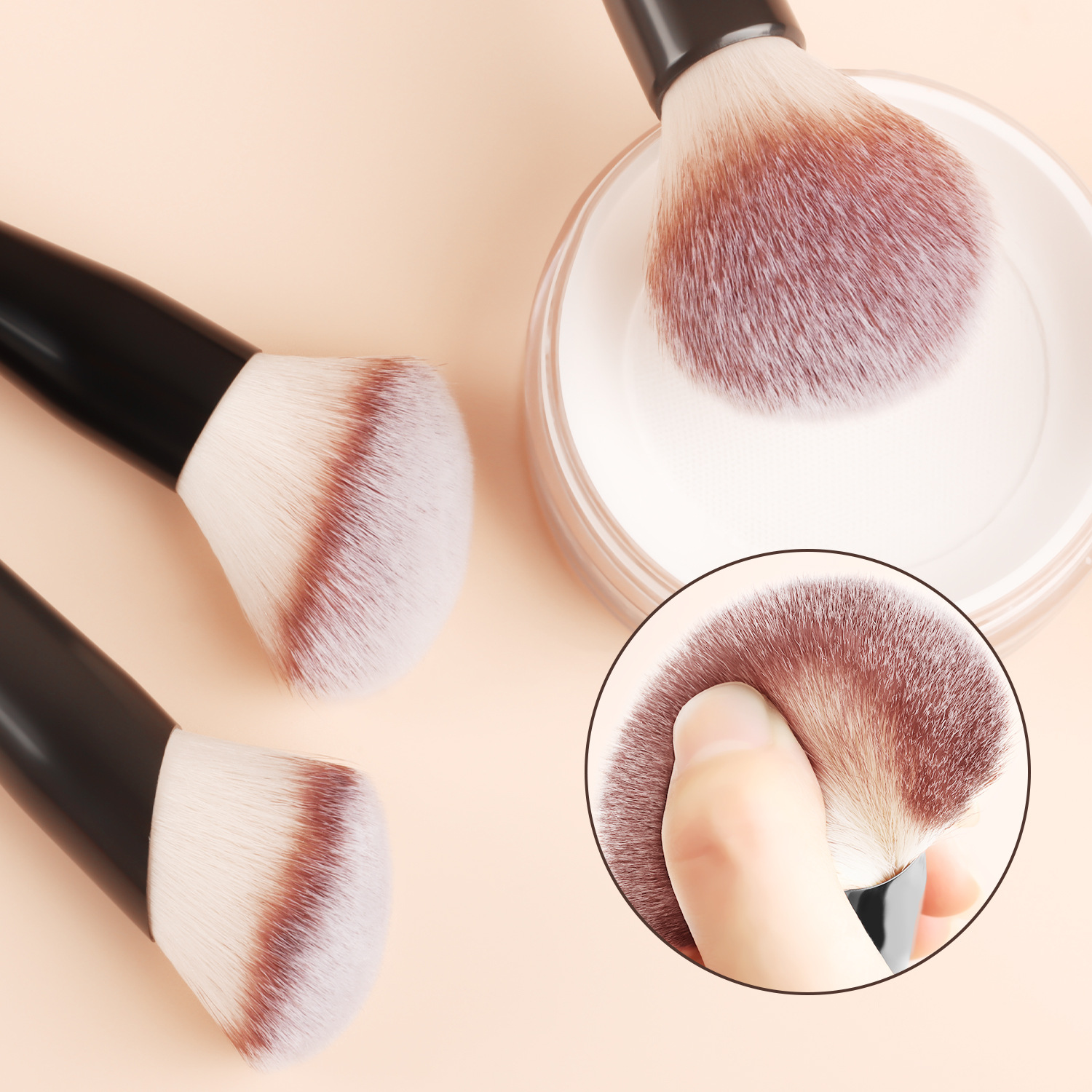 ST7403 high-end dual head makeup brushes