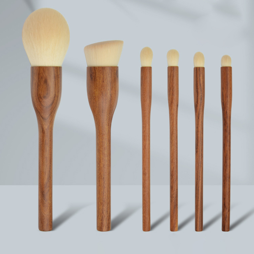 ST7235 Vintage sandalwood makeup brush Set