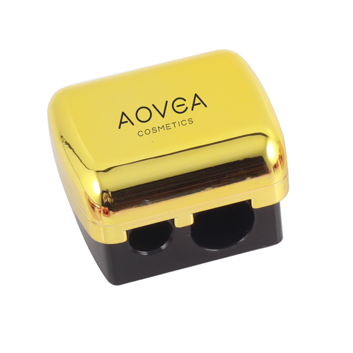 CS119 Gold Dual Double Pencil Eyeliner Sharpener